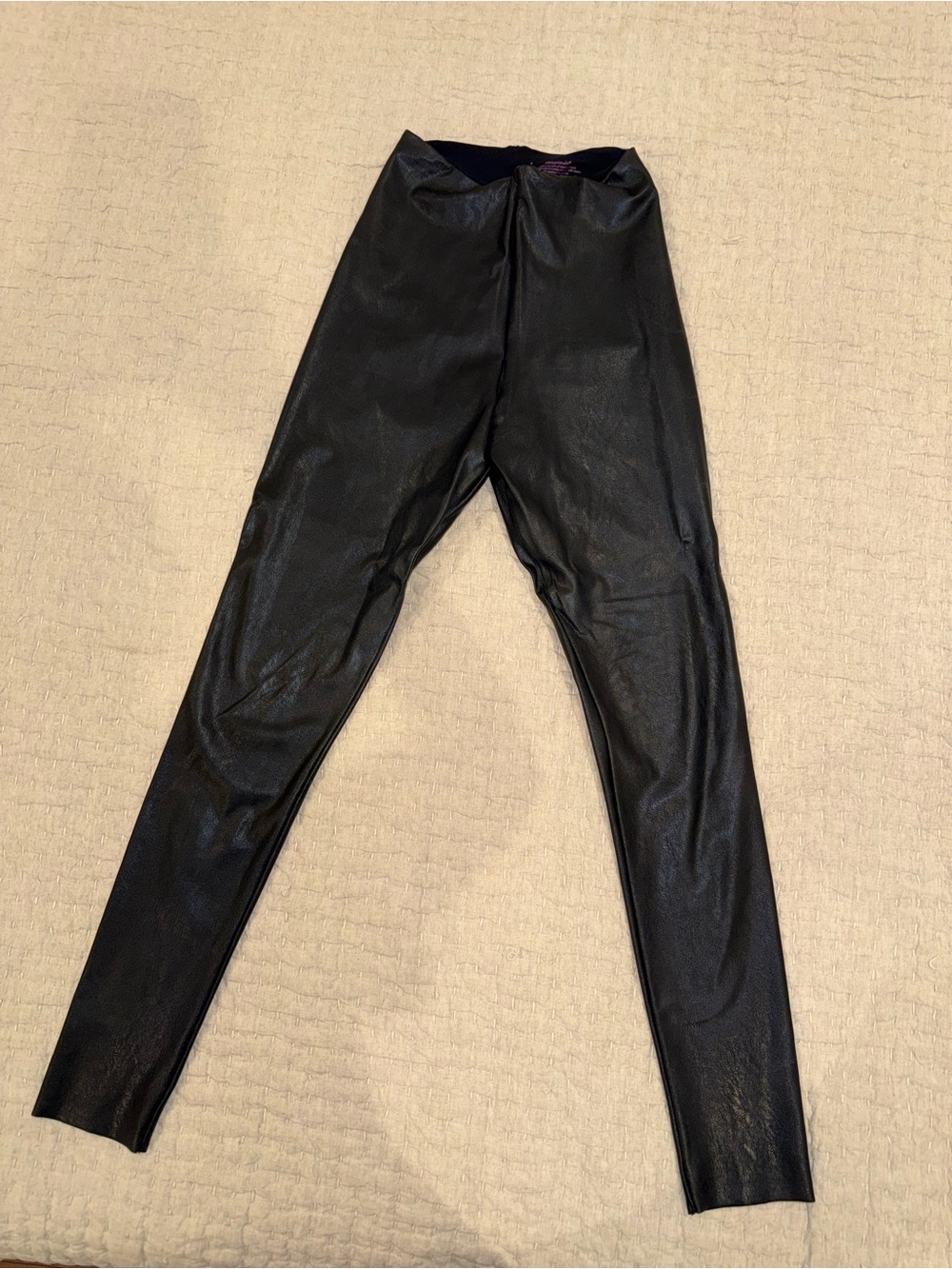 Women’s Black Faux Leather Leggings